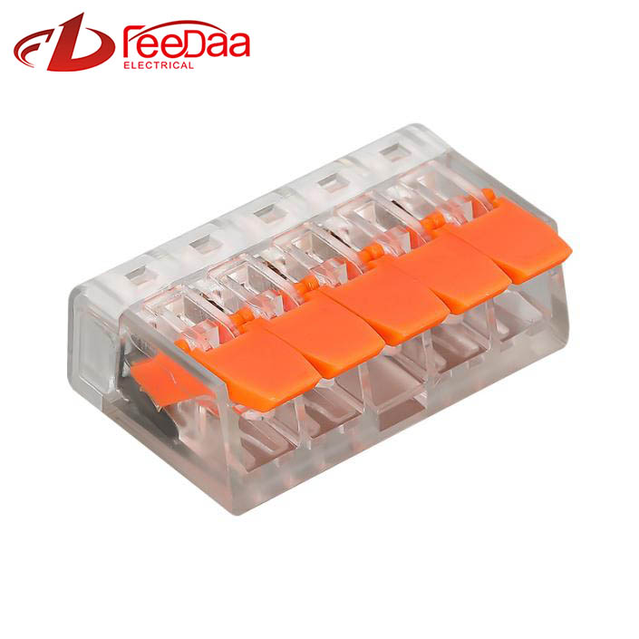 WAGO 221 Серія Quickly Wire Connector | 1 вхід 4 виходи PCT-415