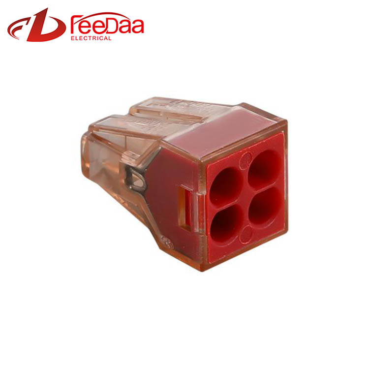 WAGO 773 Серія Quickly Wire Connector | 1 вхід 3 виходи PCT-604