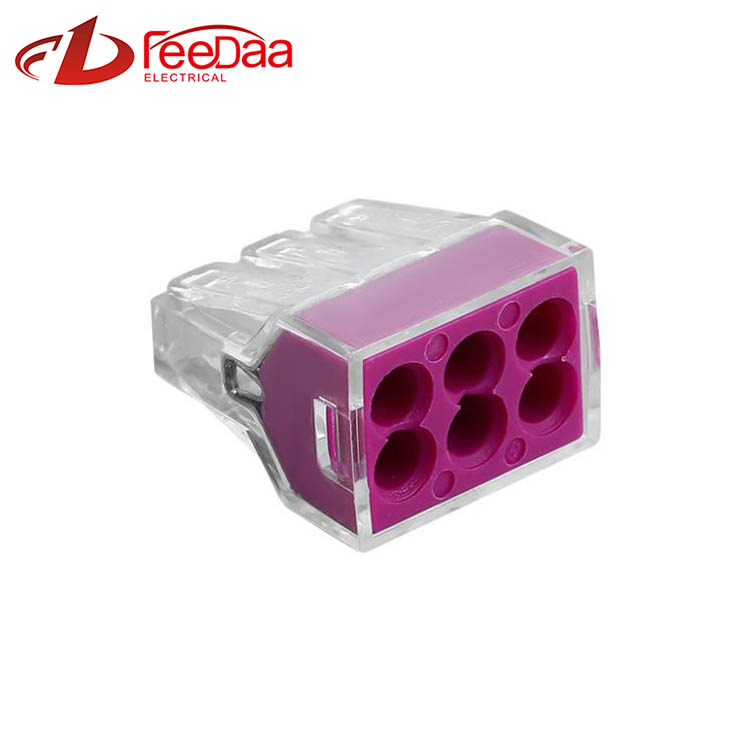 WAGO 773 Серія Quickly Wire Connector | 1 вхід 5 вихід PCT-106