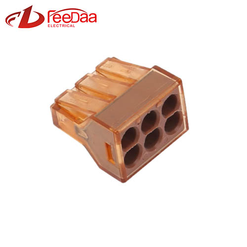 WAGO 773 Серія Quickly Wire Connector | 1 вхід 5 вихід PCT-606