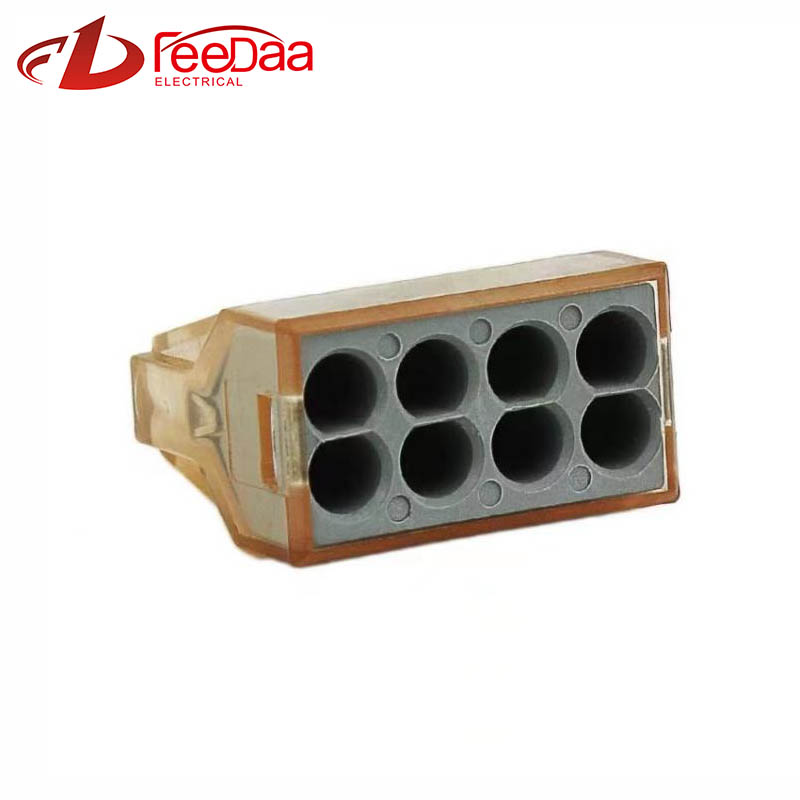 WAGO 773 Серія Quickly Wire Connector | 1 вхід 7 вихід PCT-608